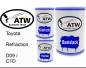 Preview: Toyota, Refraction, D09 / C1D: 500ml Lackdose + 500ml Klarlack + 250ml Härter - Set, von ATW Autoteile West.